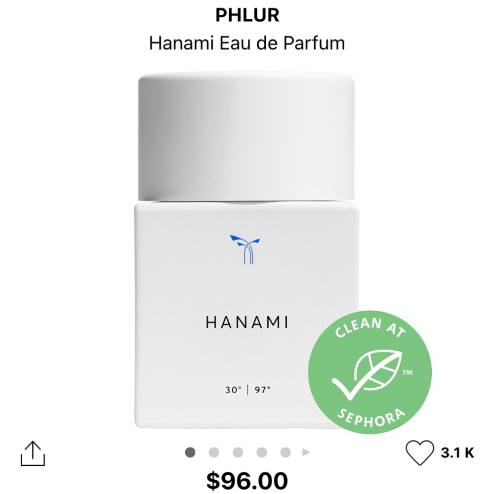 Hanami Phlur 1.7oz Brand New In Packaging Sealed